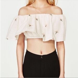 Zara Off-the-Shoulder Top